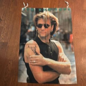 Bon Jovi Poster Flag NWOT